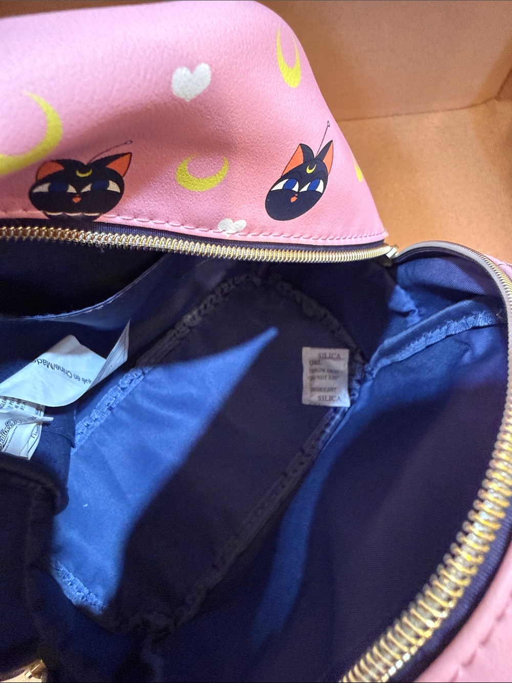 Pink Luna Pattern Mini Backpack - Picture 4 of 4